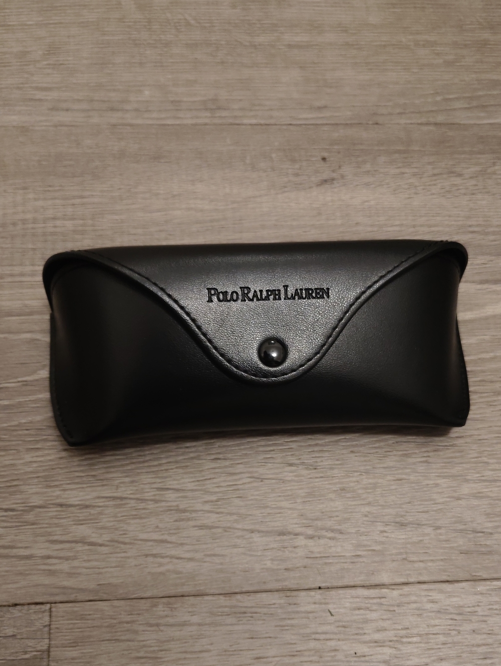 Polo by Ralph Lauren Black Leather Eyewear Case